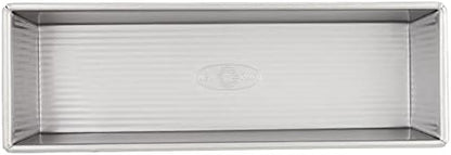 USA Pan Bakeware Pullman Loaf Pan with Cover, Nonstick & Quick Release Coating, Made in the USA from Aluminized Steel, inch 13 x 4 (Pack of 3)