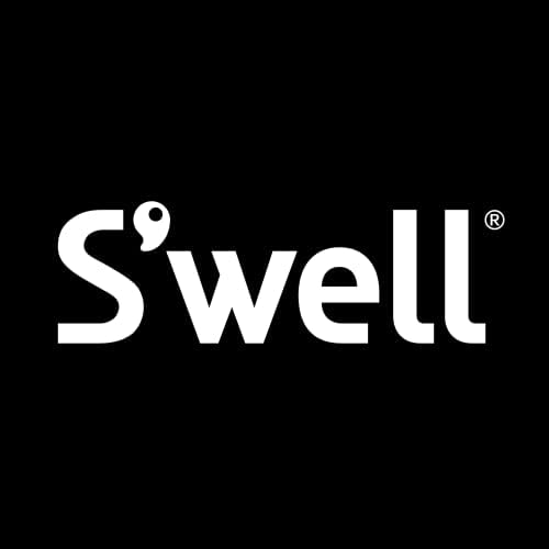 S'well Stainless Steel Water Bottle - 17 Fl Oz - Blue Suede Triple-Layered Vacuum - Double Wall Bottles Keep Drinks Cold for 36 Hours and Hot for 18 - Great for Travel, Hiking, Camping, 17 fl oz