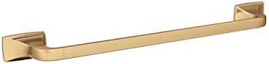Amerock BH36013CZ | Champagne Bronze Towel Bar | 18 inch (457 mm) Center-to-Center Towel Rack | Highland Ridge | Bathroom Towel Holder | Bathroom Hardware | Bath Accessories