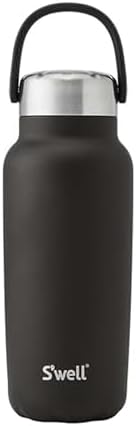 S'well Recycled Stainless Steel Explorer with Insulated Lid and Handle, 32oz, Onyx, Triple Layered Vacuum Insulated Containers Keeps Drinks Cold for 42 Hours and Hot for 10