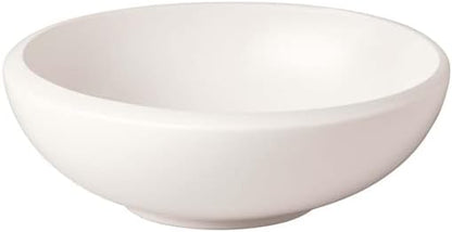 Villeroy & Boch NewMoon Individual Bowl for Delicious Desserts or Sauces, Premium Porcelain, White, Dishwasher Safe