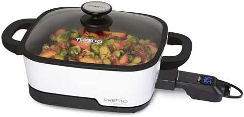 Presto 07118 Tuxedo Digital Precision Skillet Multi-Cooker