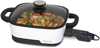 Presto 07118 Tuxedo Digital Precision Skillet Multi-Cooker