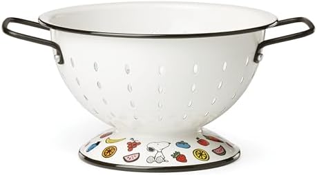Lenox Chef Snoopy Enameled Steel Colander