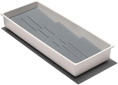 OXO Caddy, Spice Drawer Organizer, White | Good Grips | Compact | Pack of 4