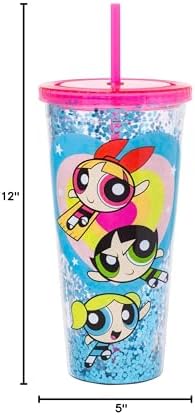 Silver Buffalo Powerpuff Girls Blossom, Plastic Cold Cup, 32oz