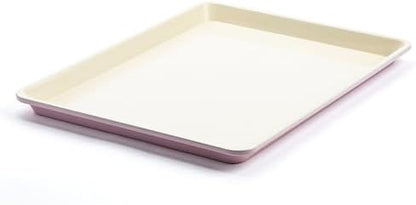 GreenLife 18” x 13” Ceramic Nonstick Half Cookie Sheet, Pink