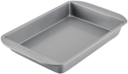 Farberware Nonstick Bakeware 9-Inch x 13-Inch Rectangular Cake Pan, Gray