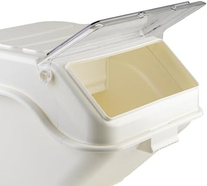 Winco 10 Gallon Beige Shelf Ingredient Bin
