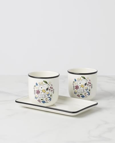 Lenox Chef Snoopy 3-Piece Herb Planter Set
