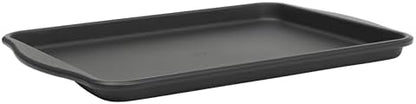 Oster Teston 15 x 10 Inch Cookie Baking Sheet, Nonstick Carbon Steel Bakeware Pan, Matte Black, PFAS-Free, Warp-Resistant, Oven-Safe