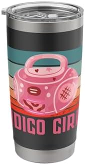 Indigo Girls Vintage Boombox Stainless Steel Insulated Tumbler