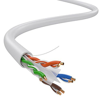 Dripstone CAT6 Ethernet Cable 1000ft Bulk Network LAN Wire 23AWG Solid CCA UTP