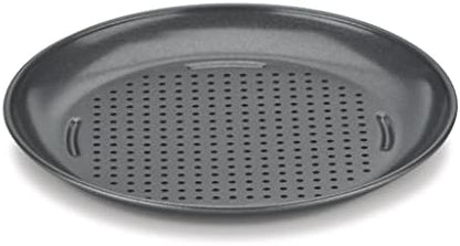 Cuisinart 4 Piece Pizza Pan Set, Mini, Steel Gray (Pack of 2)