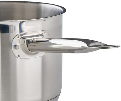 Winco 4 1/2 qt Heavy-Duty 4.5 qt Stainless Steel Sauce Pan with Cover