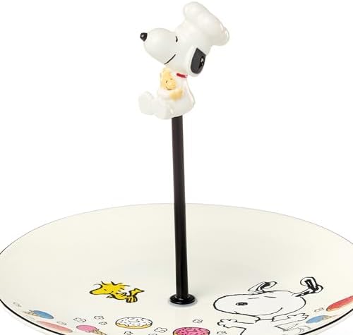 Lenox Chef Snoopy Porcelain Tiered Serving Tray