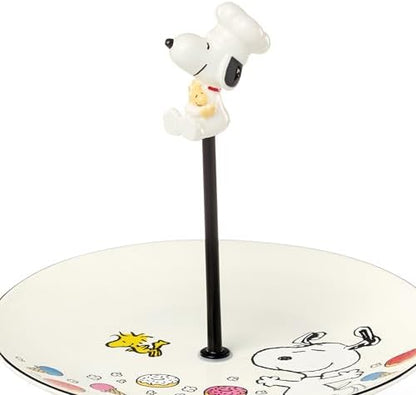 Lenox Chef Snoopy Porcelain Tiered Serving Tray