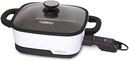 Presto 07118 Tuxedo Digital Precision Skillet Multi-Cooker