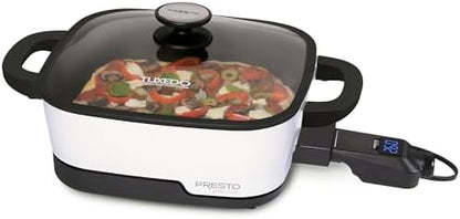 Presto 07118 Tuxedo Digital Precision Skillet Multi-Cooker
