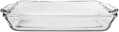 Anchor Hocking Glass Baking Dishes for Oven, 2 Piece Set (2 Qt & 3 Qt Glass Casserole Dishes)