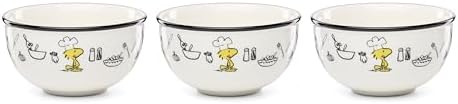 Lenox 897684 Chef Snoopy Mini Bowls, Set Of 3