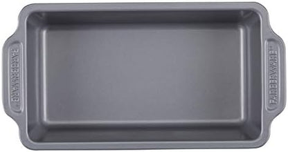 Farberware Nonstick Bakeware Set Includes Cookie Sheets/Baking Cake Muffin and Bread Pan, 8 Piece, Gray