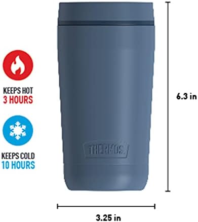 THERMOS ALTA SERIES Stainless Steel Tumbler, 12 Ounce, Slate