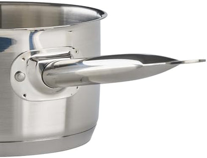 Winco 2 qt Stainless Steel Sauce Pan with Lid and Cover