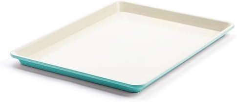 GreenLife 18” x 13” Ceramic Nonstick Half Cookie Sheet, Turquoise