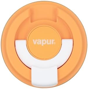 Vapur All Purpose Reusable Insulated Tumbler Cup with Flip Top Lid, Perfect for Morning Coffee and Ice Cold Drinks, Ideal for Travel and Fits in Most Cup Holders, 12 Ounce, Apricot, Pack of 1