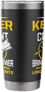 I Am Keeper Of The Current Bringer Of Power Lord Of Light Stainless Steel Insulated Tumbler