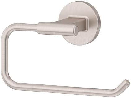 Pfister Capistrano Wall-Mounted Bathroom Hand Towel Ring Holder with Spot Defense Brushed Nickel Finish, Concealed Screw Installation and Premium Metal Construction BRBCSO0GS