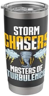 Storm Chasing, Weather Tornado Hunter & Hurricane Chaser Stainless Steel Insulated Tumbler