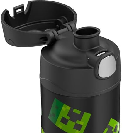 THERMOS FUNTAINER Water Bottle with Spout, 16oz, Minecraft