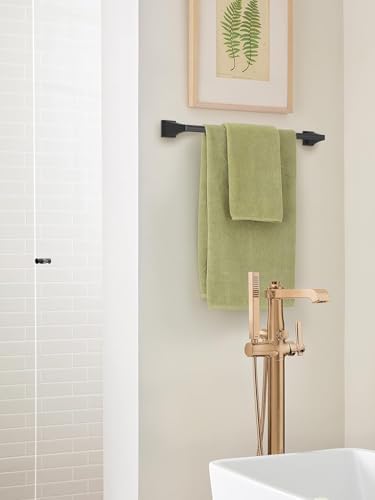 Amerock Mulholland 24" Matte Black Towel Bar