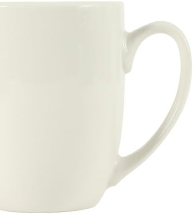 Gibson Home Great Essentials 16 Ounce Porcelain Coffee Mugs - Set of 6 - Cups for Latte, Hot Tea, Cappuccino, Mocha, Espresso, Cocoa