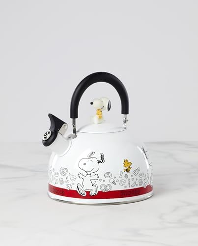 Lenox Chef Snoopy Enamelware Tea Kettle, 84.5oz