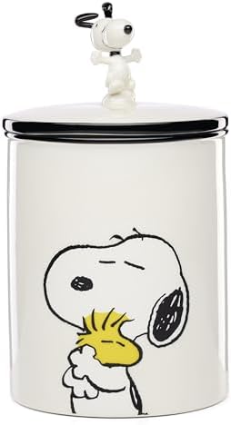 Lenox Chef Snoopy Canister with Lid, 1-Piece, for Kitchen Counter