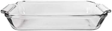 Anchor Hocking Glass Baking Dishes for Oven, 2 Piece Set (2 Qt & 3 Qt Glass Casserole Dishes)