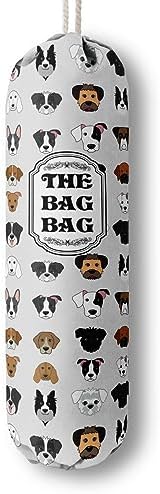 Grocery Bags Holder Organizer For Shopping Bags, Wall Mount Plastic Bags Storage Container Dispensers, Pet Lovers Home Kitchen Bags, The Bag Bag Grocery Bag Holder, Gifts For Women Dog Mom Dad (G-9)