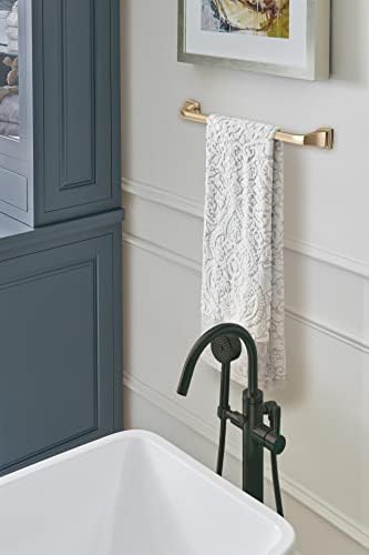 Amerock BH36033CZ | Champagne Bronze Towel Bar | 18 inch (457 mm) Center-to-Center Towel Rack | Revitalize | Bathroom Towel Holder | Bathroom Hardware | Bath Accessories