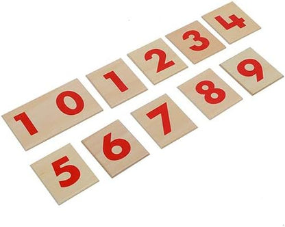 Montessori Math Materials Number Puzzle 1-10 for Preschool Early Learning Tool for Kids