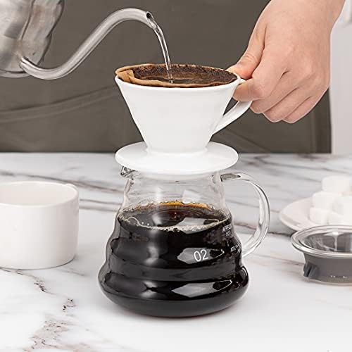 Restaurantware 22 oz Round Clear Glass Range Coffee Server Carafe