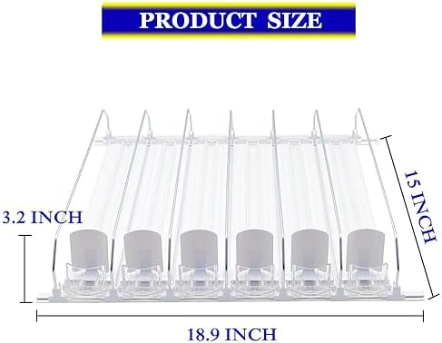AMLLLC Drink Organizer for Fridge - Storage 30 Cans