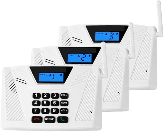 Intercoms Wireless for Home, Hands Free Intercom Upgrade, Full Duplex Two Way