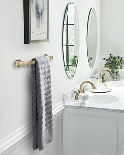 Amerock BH36013BBZ | Golden Champagne Towel Bar | 18 inch (457 mm) Center-to-Center Towel Rack | Highland Ridge | Bathroom Towel Holder | Bathroom Hardware | Bath Accessories