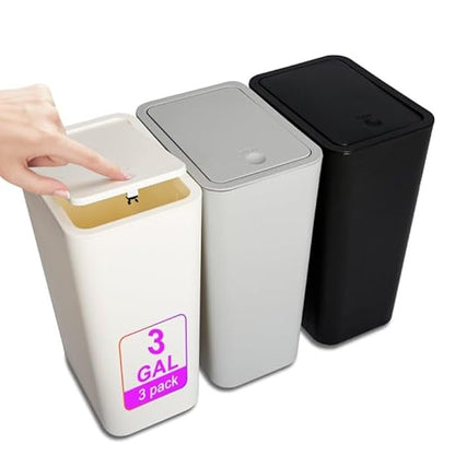 N. NETDOT 3 Pack Small Trash Can