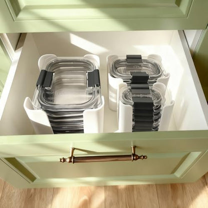 Food Storage Container Lid Organizer for Rubbermaid Brilliance
