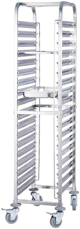 Winco 1 1/2" Steam Table/Food Pan Stainless Steel Rack, 36-Tier, Stainless