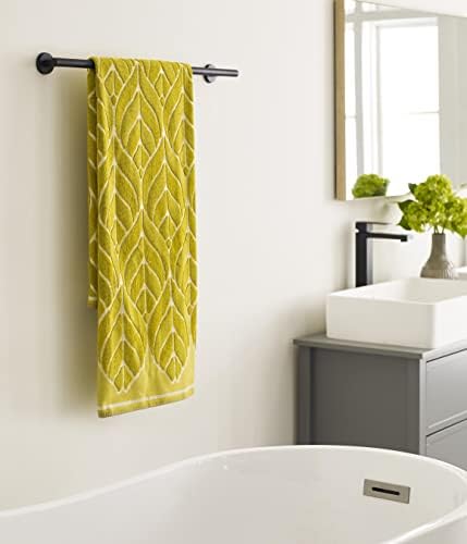Amerock Arrondi 24" Matte Black Towel Bar